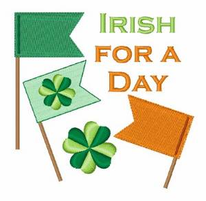 Picture of Irish For A Day Machine Embroidery Design