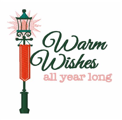 Warm Wishes Machine Embroidery Design