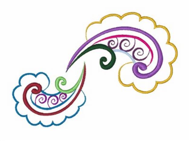 Picture of Paisley Machine Embroidery Design