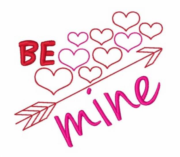Picture of Be Mine Machine Embroidery Design