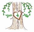 Picture of You + Me Machine Embroidery Design