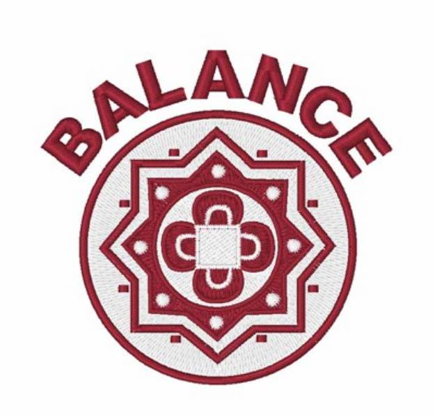 Picture of Balance Machine Embroidery Design