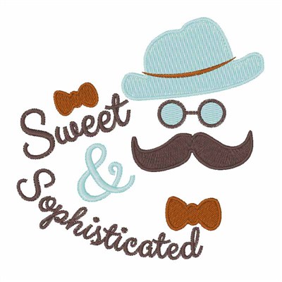 Sweet Sophisticated Machine Embroidery Design