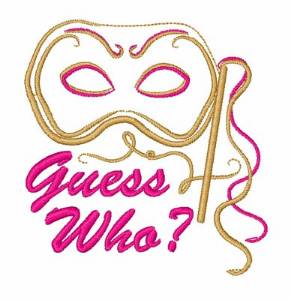 Picture of Guess Who Machine Embroidery Design