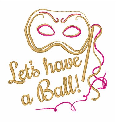 Have A Ball Machine Embroidery Design
