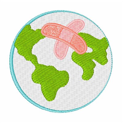 Heal The Earth Machine Embroidery Design