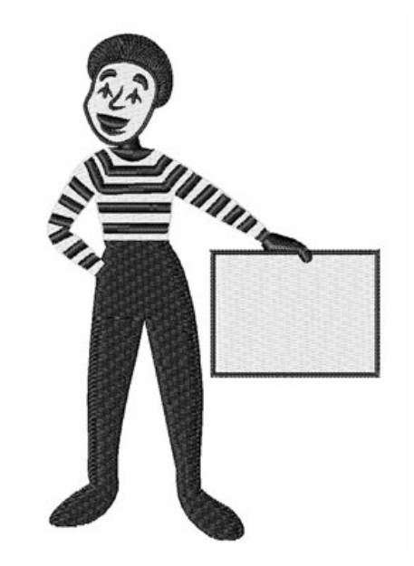 Picture of Mime Machine Embroidery Design