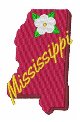 Mississippi Machine Embroidery Design