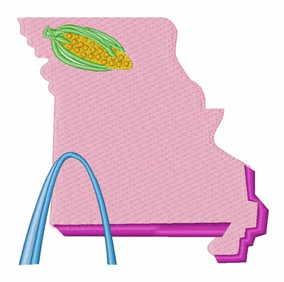 State Of Missouri Machine Embroidery Design