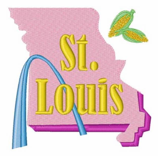 Picture of St Louis Machine Embroidery Design