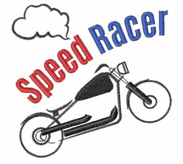 Picture of Speed Racer Machine Embroidery Design