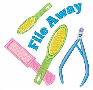 Picture of File Away Machine Embroidery Design