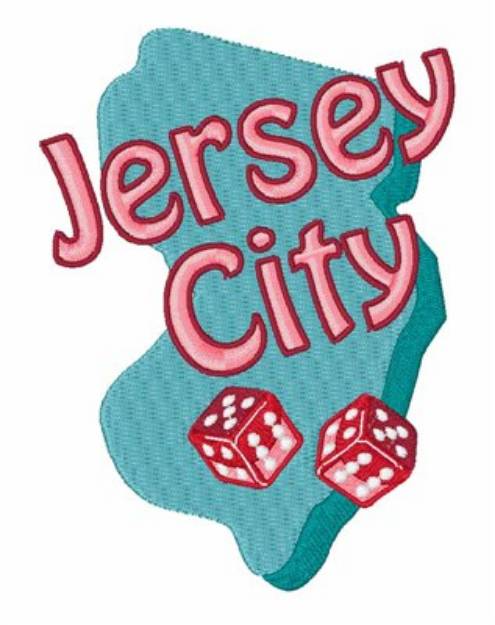 Picture of Jersey City Machine Embroidery Design