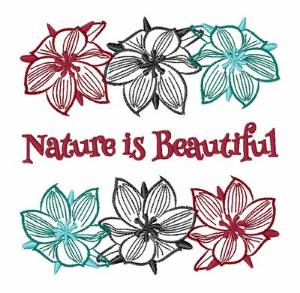 Picture of Nature Is Beautiful Machine Embroidery Design
