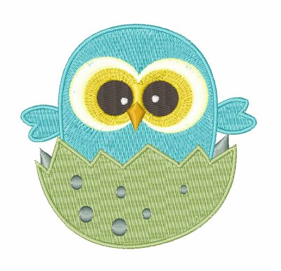 Owl Chick Machine Embroidery Design