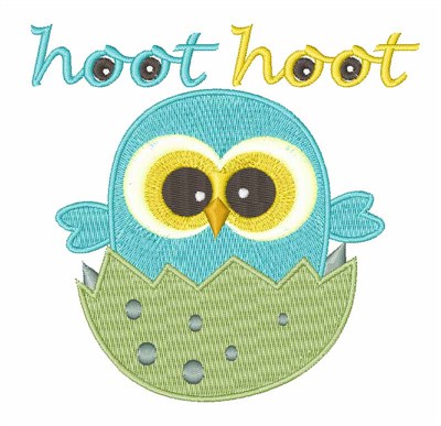 Hoot Hoot Machine Embroidery Design