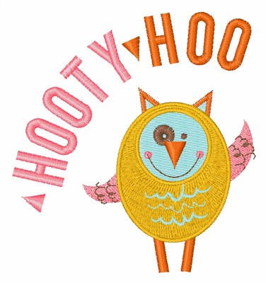 Hooty Hoo Machine Embroidery Design