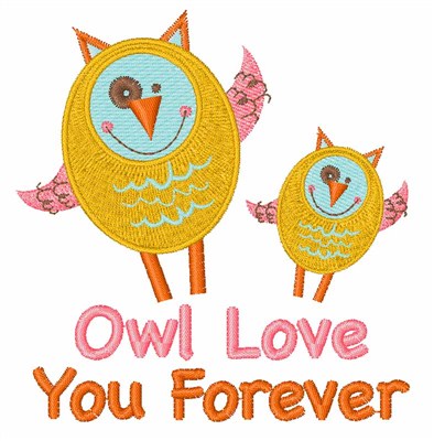 Owl Love You Machine Embroidery Design