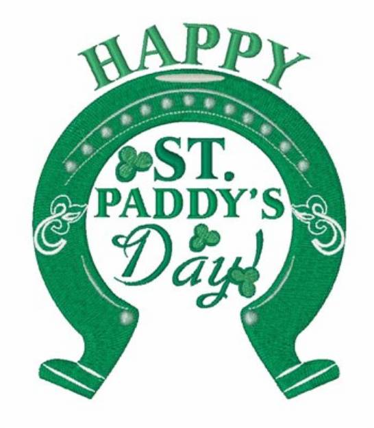 Picture of Happy St. Pattys Day Machine Embroidery Design