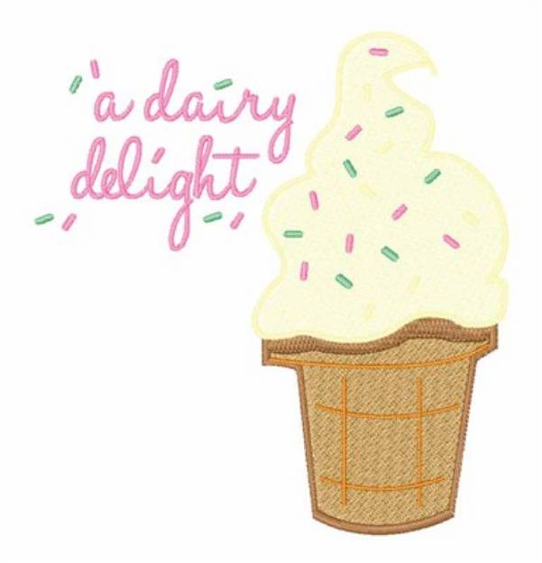 Picture of A Dairy Delight Machine Embroidery Design