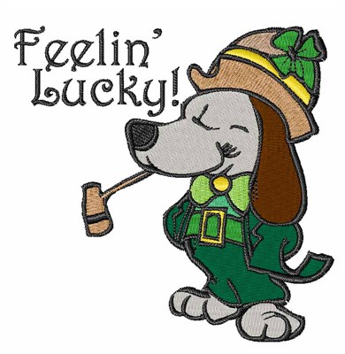 Feeling Lucky Machine Embroidery Design