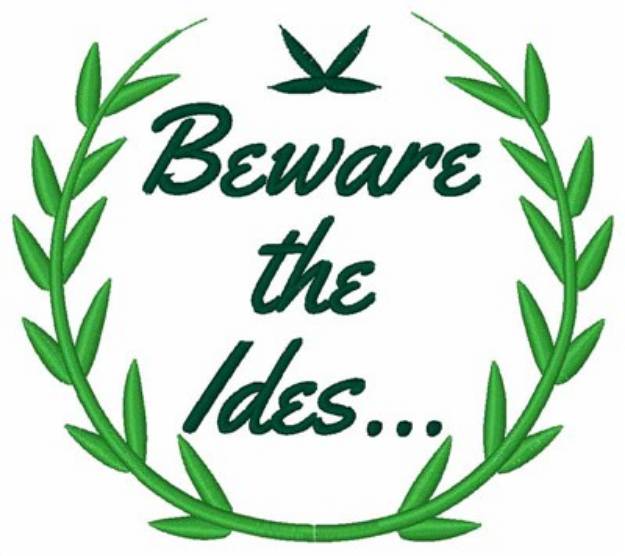 Picture of Beware The Ides... Machine Embroidery Design