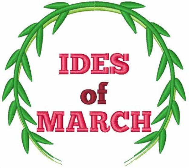 Picture of Ides Of March Machine Embroidery Design