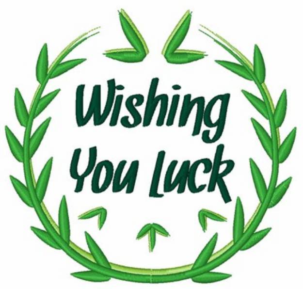 Picture of Wishing You Luck Machine Embroidery Design