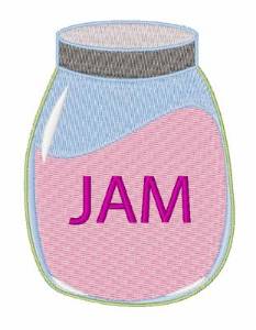 Picture of Jam Jar Machine Embroidery Design