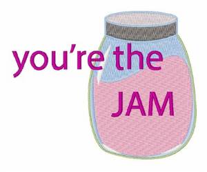 Picture of Youre The Jam Machine Embroidery Design