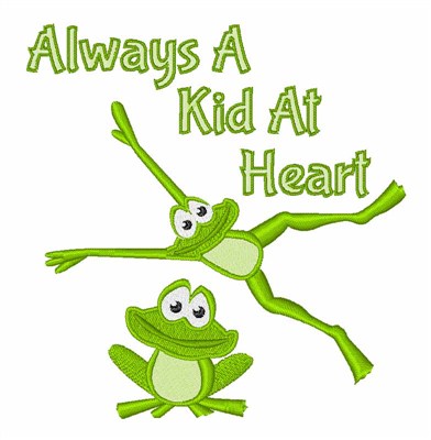 Kid At Heart Machine Embroidery Design