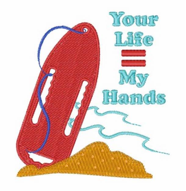 Picture of Your Life My Hands Machine Embroidery Design