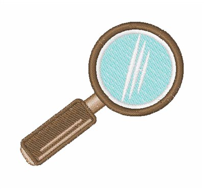 Magnifying Glass Machine Embroidery Design
