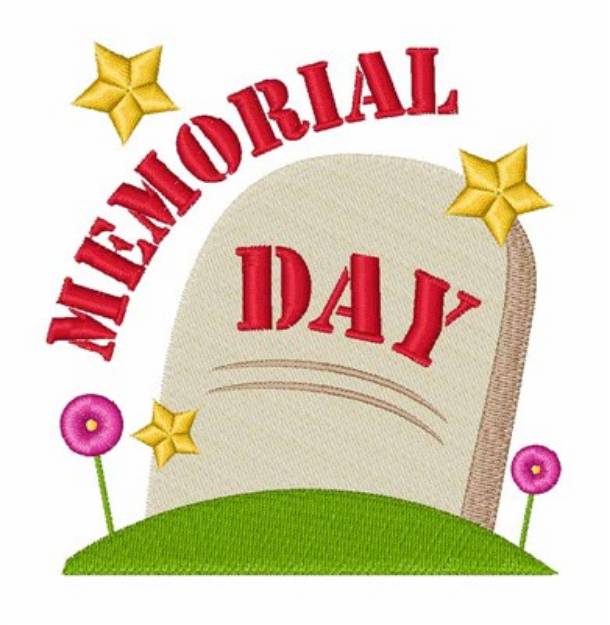 Picture of Memorial Day Machine Embroidery Design