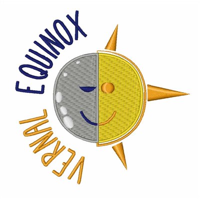 Vernal Equinox Machine Embroidery Design