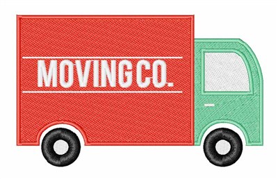 Moving Co. Machine Embroidery Design