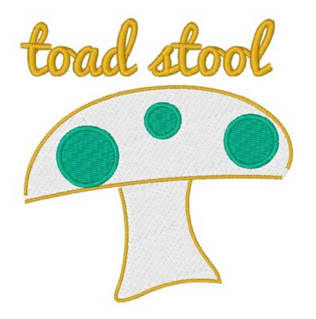 Picture of Toad Stool Machine Embroidery Design