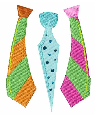 Lookin Good Neckties Machine Embroidery Design
