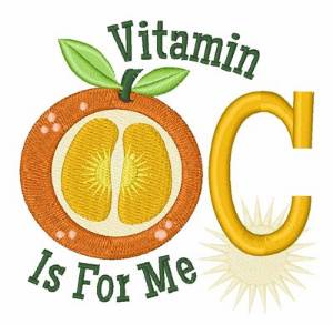 Picture of Got Vitamin C? Machine Embroidery Design