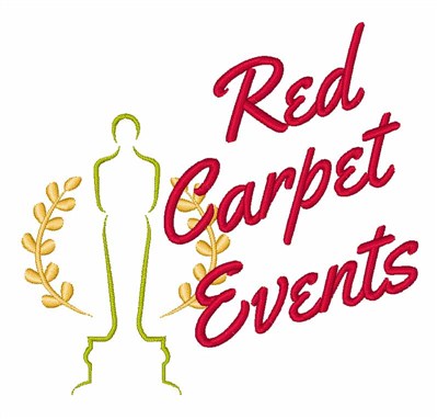Red Carpet Events Machine Embroidery Design