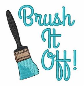Picture of Brush It Off! Machine Embroidery Design