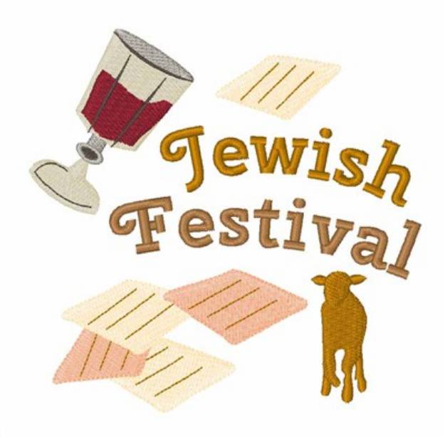 Picture of Jewish Festival Machine Embroidery Design