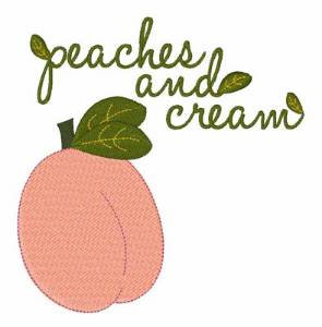 Picture of Peaches And Cream Machine Embroidery Design