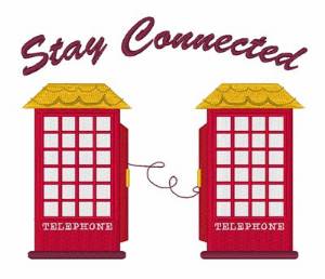 Picture of Stay Connected Machine Embroidery Design