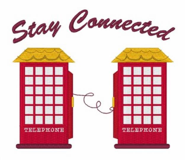 Picture of Stay Connected Machine Embroidery Design