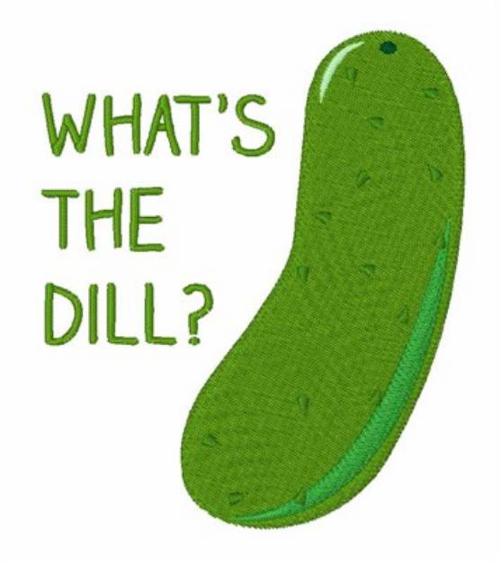 Picture of Whats The Dill? Machine Embroidery Design