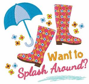 Picture of Want To Splash Around? Machine Embroidery Design