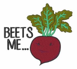 Picture of Beets Me... Machine Embroidery Design