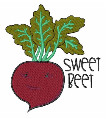 Sweet Beet Machine Embroidery Design