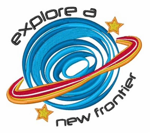 Picture of Explore A New Frontier Machine Embroidery Design